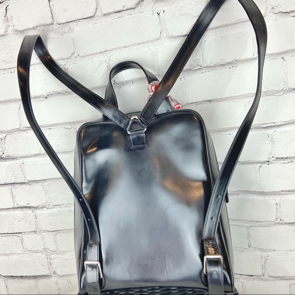 Gucci SOHO black leather backpack with organizer and scarf - Picture 2 of 16